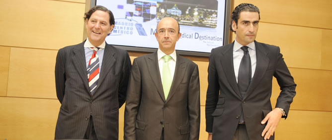 Manuel Lamela durante la presentación de Madrid Centro Médico Manuel Lamela durante la presentación de Madrid Centro Médico