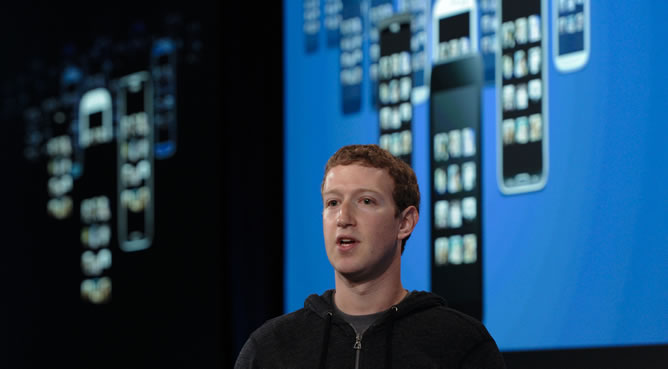 Mark Zuckerberg, durante la presentación de 'Home' Mark Zuckerberg, durante la presentación de 'Home'