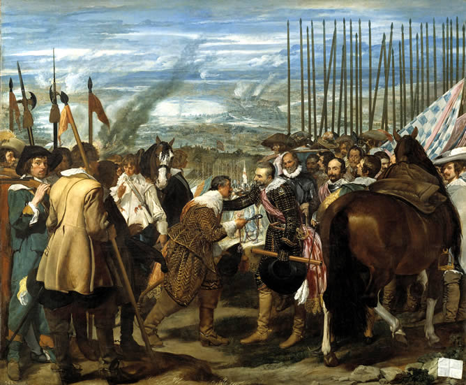 'La rendición de Breda' o 'Las lanzas' de Diego Velázquez. 'La rendición de Breda' o 'Las lanzas' de Diego Velázquez.