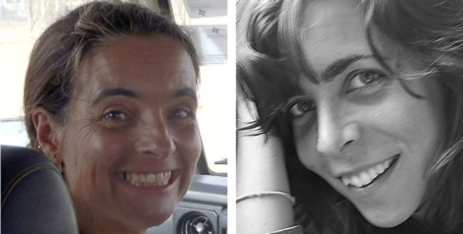 Montserrat Serra y Blanca Thiebaut, las dos cooperantes de Médicos Sin Fronteras Montserrat Serra y Blanca Thiebaut, las dos cooperantes de Médicos Sin Fronteras