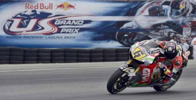 Bradl logra la 'pole' en Laguna Seca por delante de Márquez Bradl logra la 'pole' en Laguna Seca por delante de Márquez