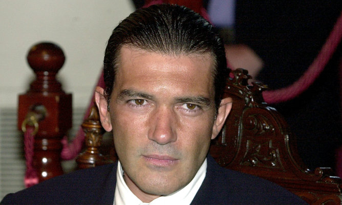 Antonio Banderas en la celebración de un acto en Málaga Antonio Banderas en la celebración de un acto en Málaga