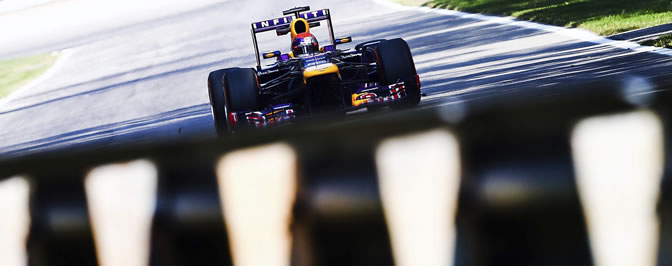 Vettel rueda en Monza Vettel rueda en Monza