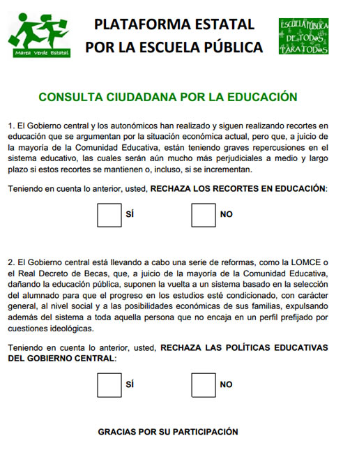 Consulta ciudadana por la Educación Consulta ciudadana por la Educación