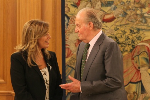 El Rey recibe a Susana Díaz en la Zarzuela El Rey recibe a Susana Díaz en la Zarzuela