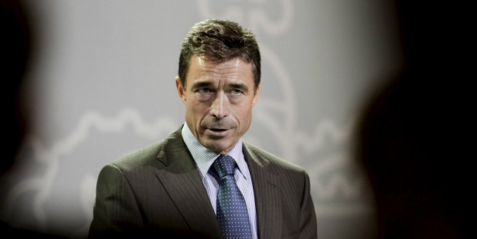 El secretario general de la OTAN, Anders Fogh Rasmussen, durante una rueda de prensa en Copenhague (Imagen de archivo) El secretario general de la OTAN, Anders Fogh Rasmussen, durante una rueda de prensa en Copenhague (Imagen de archivo)
