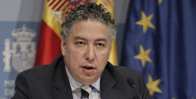 Tomás Burgos, secretario de Estado de Seguridad Social, durante una comparecencia de prensa Tomás Burgos, secretario de Estado de Seguridad Social, durante una comparecencia de prensa