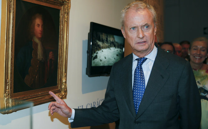 El ministro de Defensa, Pedro Morenés, durante la inauguración en el Museo Naval de Madrid El ministro de Defensa, Pedro Morenés, durante la inauguración en el Museo Naval de Madrid