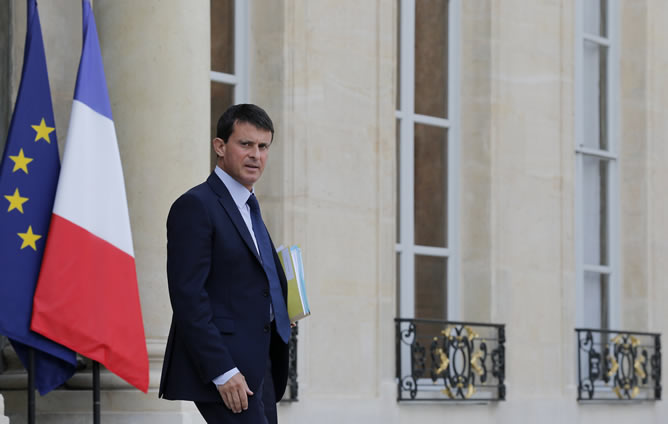 El nuevo primer ministro francés, Manuel Valls, en una imagen de archivo El nuevo primer ministro francés, Manuel Valls, en una imagen de archivo