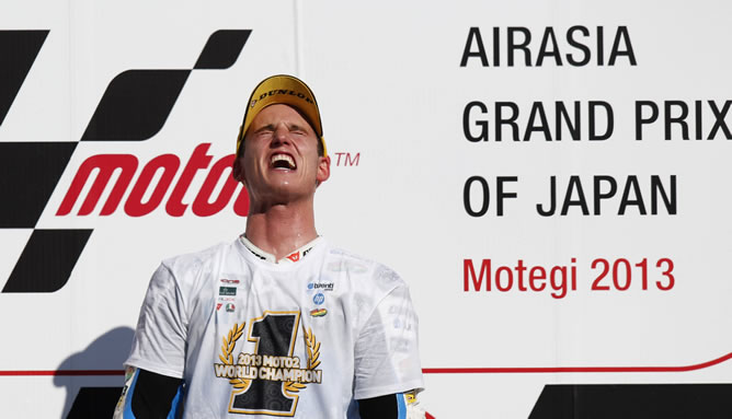 Pol Espargaró es el campeón Mundial de motociclismo en Moto2. Pol Espargaró es el campeón Mundial de motociclismo en Moto2.