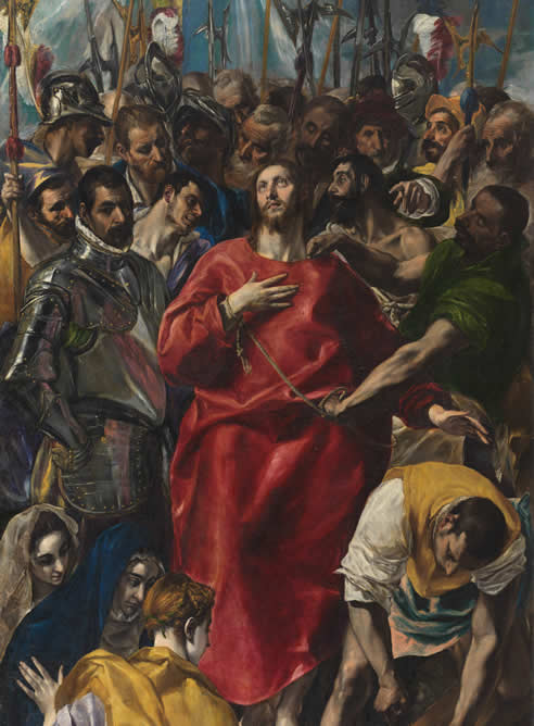 'El Expolio de Cristo' de El Greco, realizado entre los años 1577 y 1579 y conservado todavía en la Sacristía de la Catedral de Toledo