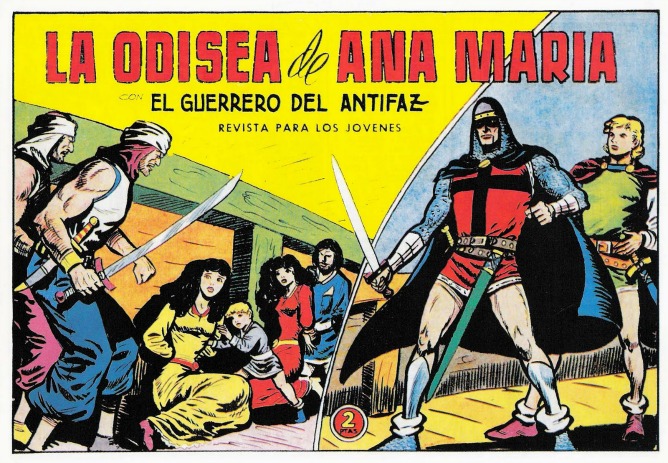 Portada de un volumen de 'El Guerrero del antifaz'. Portada de un volumen de 'El Guerrero del antifaz'.