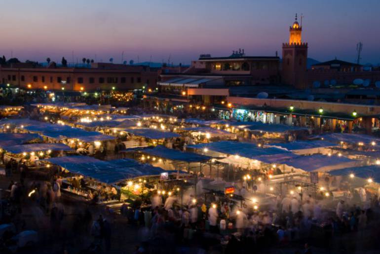 Plaza Djemaa el-Fna, el gran teatro del mundo Plaza Djemaa el-Fna, el gran teatro del mundo