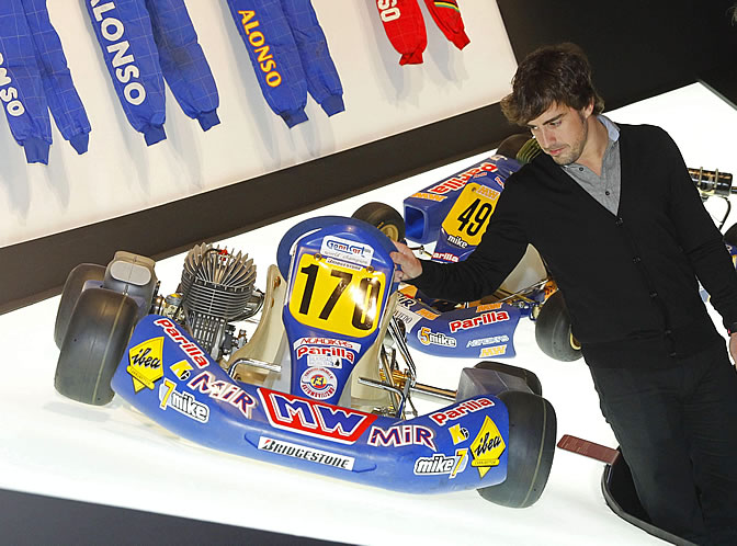 Fernando Alonso, en la presentación de la 'Fernando Alonso Collection' Fernando Alonso, en la presentación de la 'Fernando Alonso Collection'