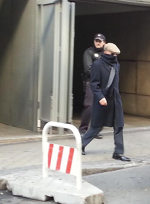 El exinspector Juan Antonio González Pacheco, <i>Billy el Niño</i>, a la salida del juzgado El exinspector Juan Antonio González Pacheco, <i>Billy el Niño</i>, a la salida del juzgado