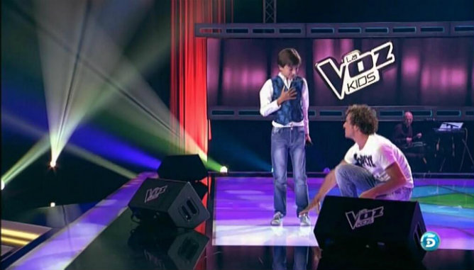 David Bisbal se postra ante el talento de Dani David Bisbal se postra ante el talento de Dani