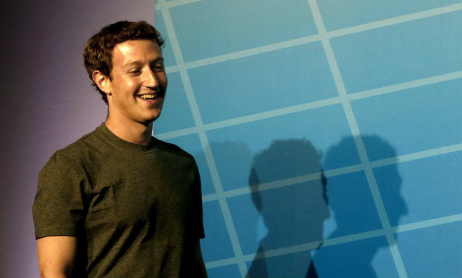 El fundador de Facebook, Mark Zuckerberg, durante su intervención en el Mobile World Congress El fundador de Facebook, Mark Zuckerberg, durante su intervención en el Mobile World Congress