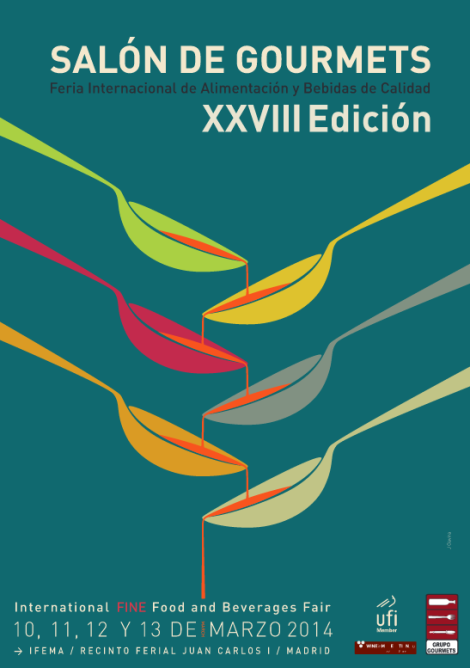 Cartel del XXVIII Salón de Gourmets, que se celebra en Madrid del 10 al 13 de marzo de 2014. Cartel del XXVIII Salón de Gourmets, que se celebra en Madrid del 10 al 13 de marzo de 2014.