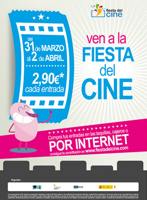 A partir del lunes 31 de marzo y hasta el 2 de abril las entradas costarán 2,90 euros A partir del lunes 31 de marzo y hasta el 2 de abril las entradas costarán 2,90 euros
