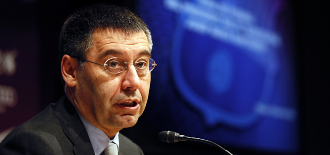 Bartomeu, en rueda de prensa Bartomeu, en rueda de prensa