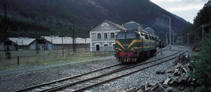 Imagen de la estación de Canfranc (Huesca) Imagen de la estación de Canfranc (Huesca)