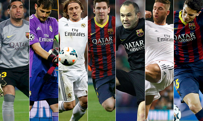 Los duelos de la final entre el Barcelona y el Real Madrid Los duelos de la final entre el Barcelona y el Real Madrid
