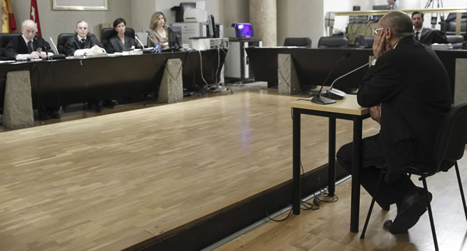 Elpidio José Silva, durante el juicio contra él en el Tribunal Superior de Justicia de Madrid Elpidio José Silva, durante el juicio contra él en el Tribunal Superior de Justicia de Madrid