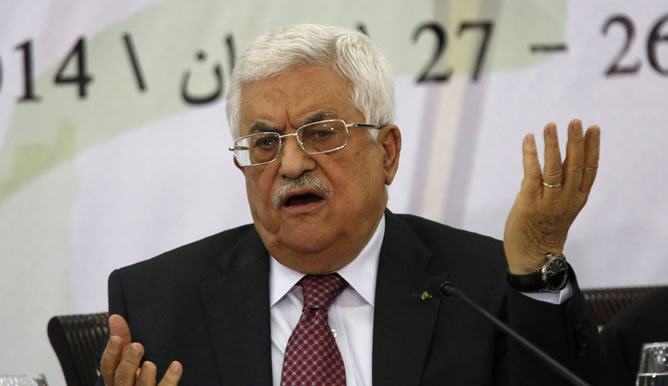 El presidente palestino, Mahmud Abbas, en el Comité Central Palestino. El presidente palestino, Mahmud Abbas, en el Comité Central Palestino.