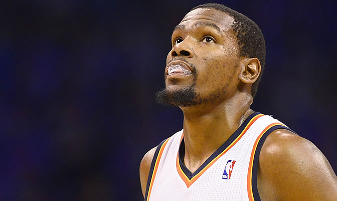 Kevin Durant, durante un partido con Oklahoma Kevin Durant, durante un partido con Oklahoma