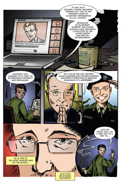 Cómic Edward Snowden Cómic Edward Snowden