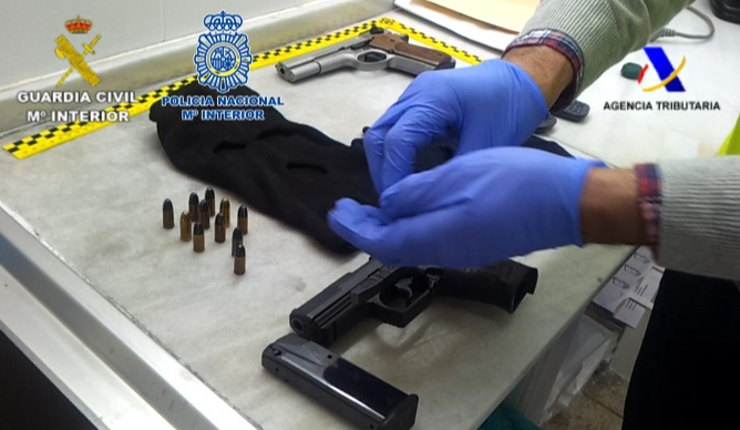 Imágenes de los objetos incautados por la Policía Nacional Imágenes de los objetos incautados por la Policía Nacional