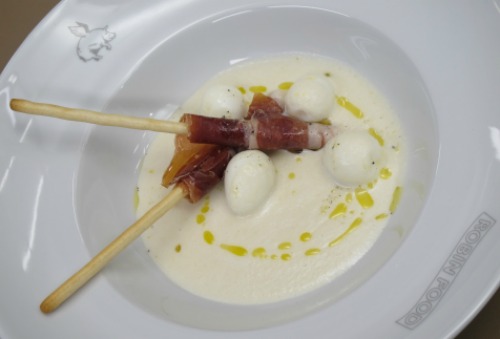 Ajoblanco de melón Ajoblanco de melón