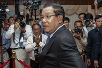 Hun Sen, foto de archivo. Hun Sen, foto de archivo.