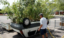 La voiture pot de fleurs La voiture pot de fleurs