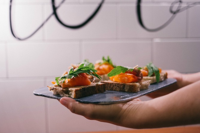 Fotografía cedida por las Hermanas Arce de uno de los platos de 'Foodie' Fotografía cedida por las Hermanas Arce de uno de los platos de 'Foodie'