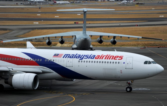 Avión de Malaysian Airlines, foto de archivo. Avión de Malaysian Airlines, foto de archivo.
