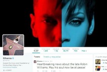 Rihanna ha cambiado la foto de su perfil en Twitter por la imagen de la Estrella del Paseo de la Fama del actor. Rihanna ha cambiado la foto de su perfil en Twitter por la imagen de la Estrella del Paseo de la Fama del actor.