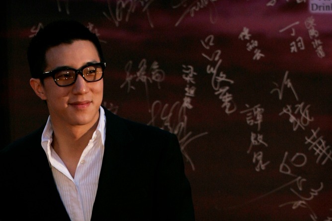 El actor Jaycee Chan en los premios Hong Kong Film Awards. El actor Jaycee Chan en los premios Hong Kong Film Awards.