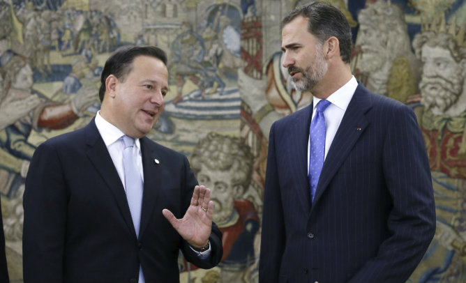 El rey Felipe VI recibe en el Palacio de la Zarzuela al presidente de Panamá, Juan Carlos Varela. El rey Felipe VI recibe en el Palacio de la Zarzuela al presidente de Panamá, Juan Carlos Varela.