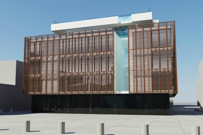 Imatge virtual del futur hotel del Pòsit de Cambrils Imatge virtual del futur hotel del Pòsit de Cambrils