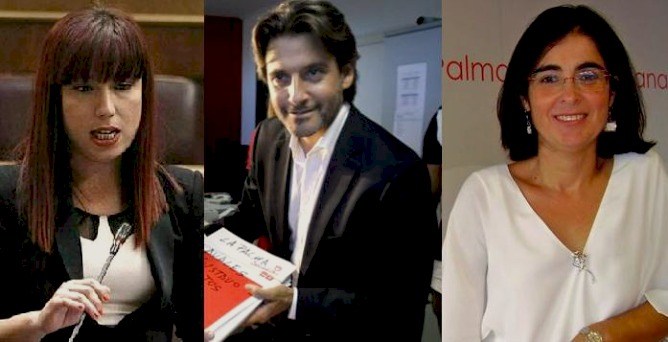Patricia Hernández, Gustavo Matos y Carolina Darias Patricia Hernández, Gustavo Matos y Carolina Darias
