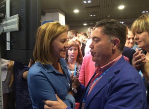 Marcos Martínez y María Dolores de Cospedal, en la Interparlamentaria del PP Marcos Martínez y María Dolores de Cospedal, en la Interparlamentaria del PP