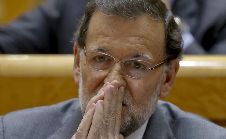 El presidente del Gobierno, durante el pleno del Senado, celebrado esta tarde en la cámara alta, en Madrid El presidente del Gobierno, durante el pleno del Senado, celebrado esta tarde en la cámara alta, en Madrid