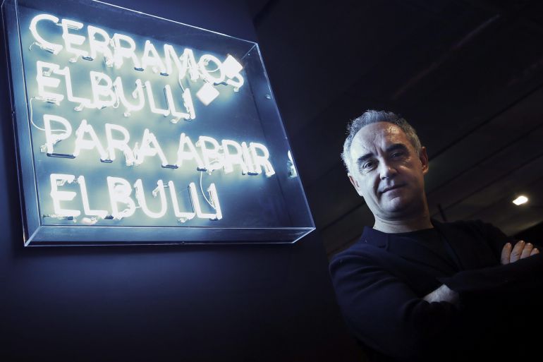 Ferran Adrià, en una imagen de archivo en El Bulli. Ferran Adrià, en una imagen de archivo en El Bulli.