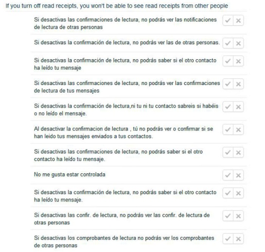 Captura de la plataforma web de WhatsApp Captura de la plataforma web de WhatsApp