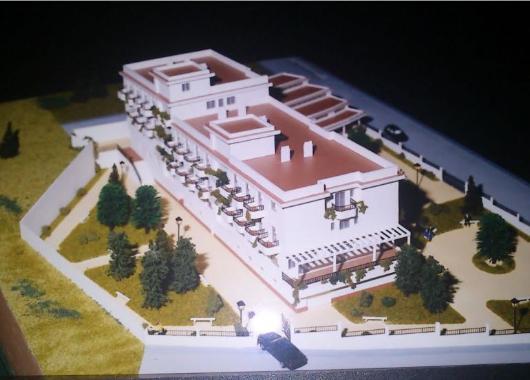 Maqueta de la fundación social para pobres que nunca construyeron los sacerdotes Maqueta de la fundación social para pobres que nunca construyeron los sacerdotes