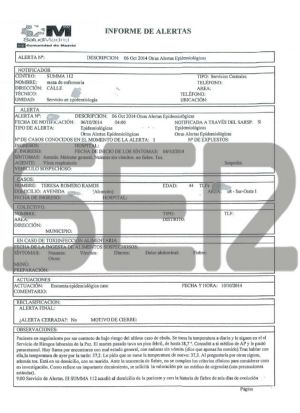 Un informe oficial acredita errores en la gestión de la crisis del ébola Un informe oficial acredita errores en la gestión de la crisis del ébola