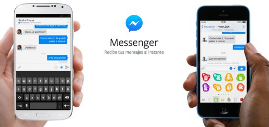 Facebook Messenger en Android y iPhone Facebook Messenger en Android y iPhone