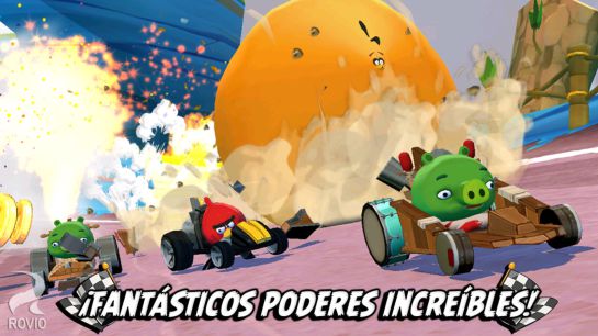 ‘Angry Birds GO!’ recuerda mucho a otros juegos de conducción como ‘Mario Kart’ ‘Angry Birds GO!’ recuerda mucho a otros juegos de conducción como ‘Mario Kart’