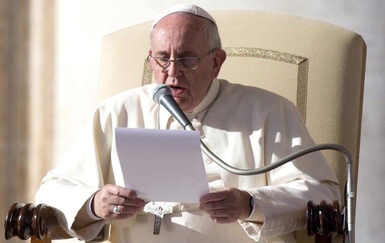 El papa Francisco, en una fotografía de archivo. El papa Francisco, en una fotografía de archivo.